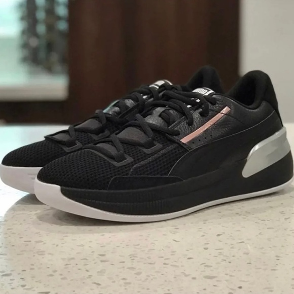 PUMA CLYDE HARDWOOD METTALIC MEN'S SHOES - Picture 2 of 4